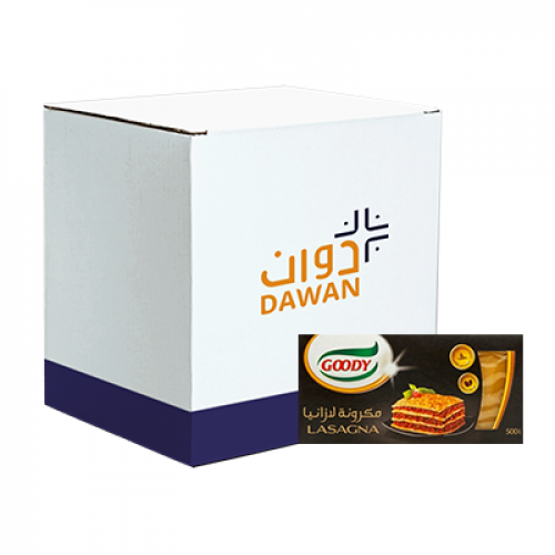 مكرونة لازانيا - قودي - 500ج/12عبوة بالكرتون