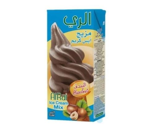 مزيج ايس كريم الري نكهة بالبندق