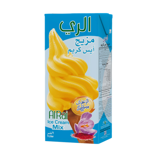 مزيج ايس كريم الري نكهة الزعفران
