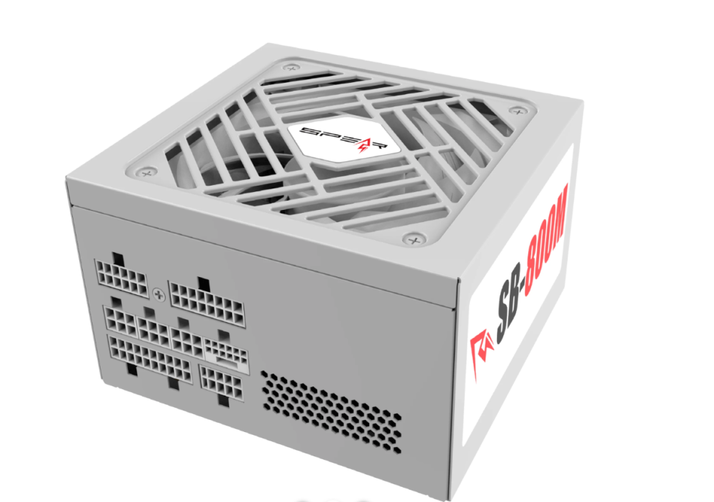 Spear PSU 800w +80 Bronze White | باور سبلاي 800 وات سبير ابيض