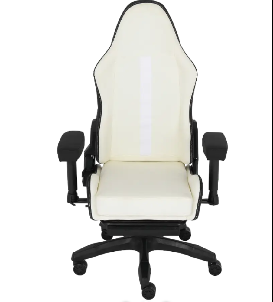 كرسي احترافي باللون الابيض | Spear Chair Footrest White