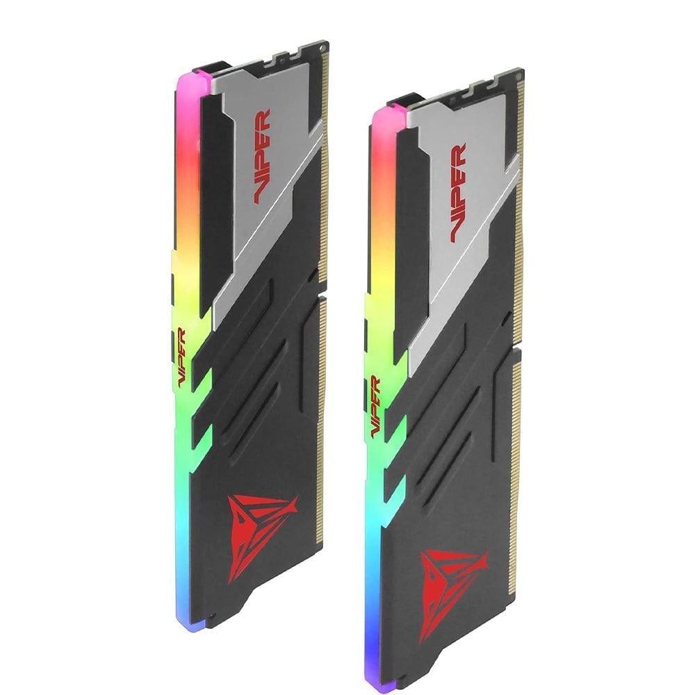 EP Viper Venom 32GB (2 x 16GB) RGB RAM DDR5 6000MT/s | رامات 32 قيقا DDR5 باتريوت فايبر فينوم