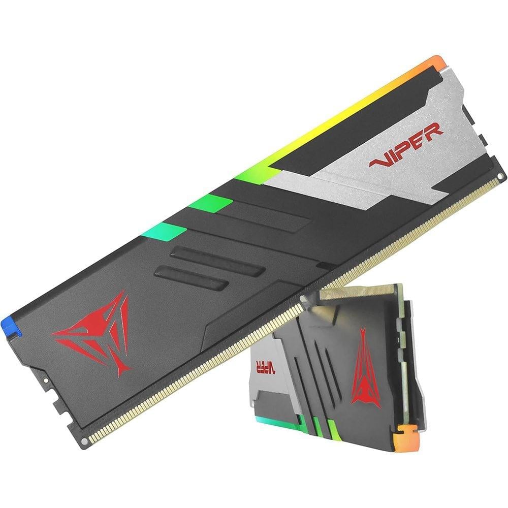 EP Viper Venom 32GB (2 x 16GB) RGB RAM DDR5 6000MT/s | رامات 32 قيقا DDR5 باتريوت فايبر فينوم