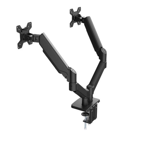 حامل شاشتين الألعاب أسود | Spear Dual Monitor Mech...