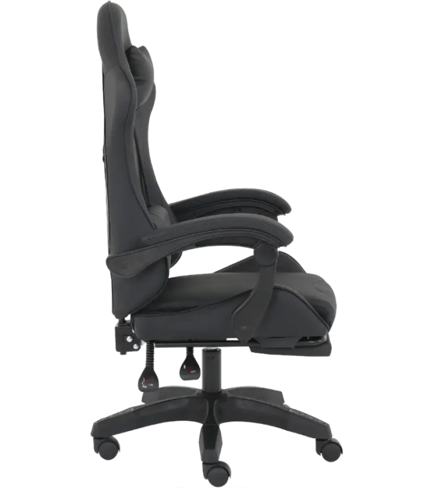 كرسي العاب سبير كلاس2 باللون الأسود  | Spear Chair Footrest Black Class2