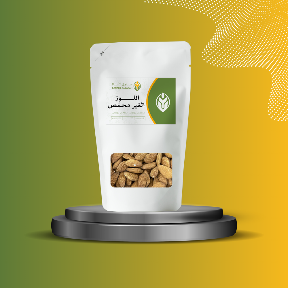 لوز غير محمص 500 جرام