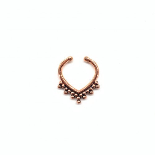 Fake Septum Rose Gold Ring