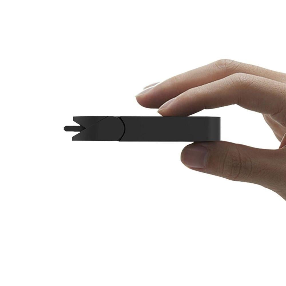 شاحن جداري نحيف راف باور 65 واط بمنفذين تايب سي - أسود