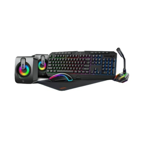 بكج قيمنق 5*1-مكبرات صوت الاستربو -مايك RGB - ماوس...