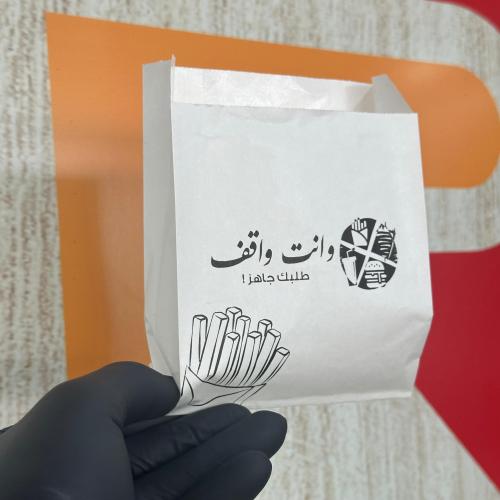 طباعة اكياس كوكيز لون أبيض