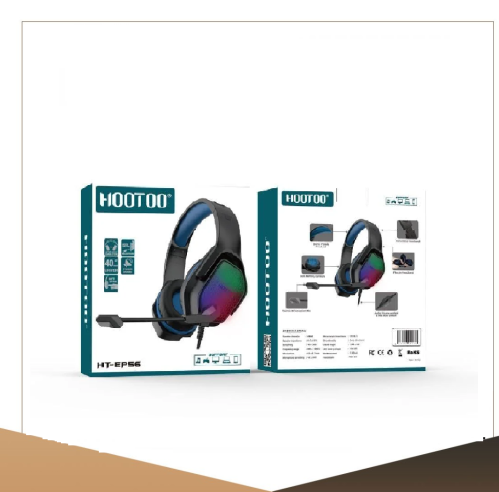 سماعه محيطيه جوده عالية مع إضاءة من HooToo