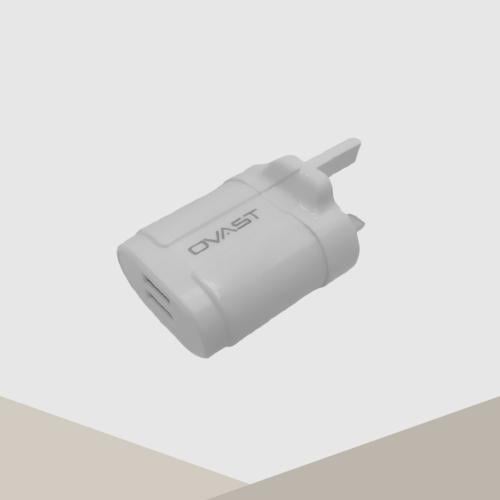 شاحن منزلي 2منافذ OVAST