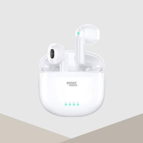 سماعه بلوتوث شبيهة ابل من MORE POWER موديل MP-TL11 مريحه وخفيفه داخل الاذن