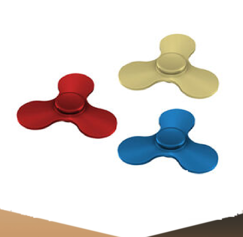 دوار أصابع ملون من سبيكة الزنك المقاومة