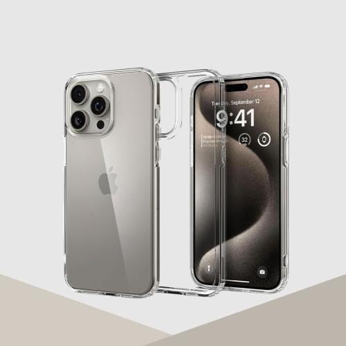 جراب سيلكون شفاف iPhone 15 Pro