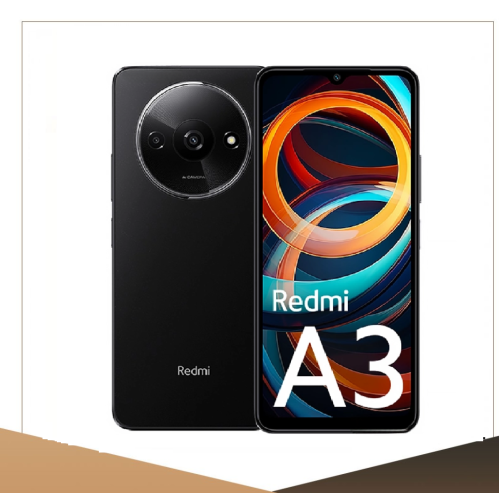 جهاز ردمي A3 اسود 128 قيقا 4+4 رام من ريدمي