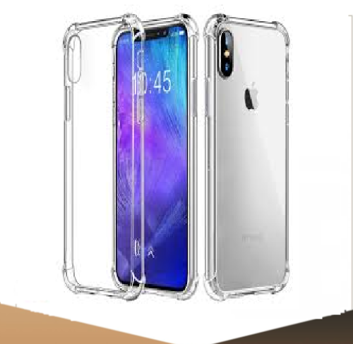 جراب سيلكون شفاف iPhone XS Max