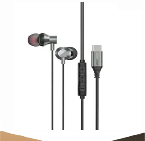 سماعة تايب سي رمادي من بروميت