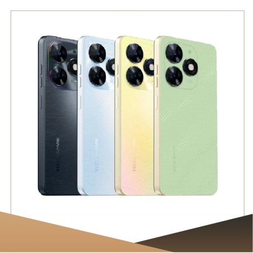 هاتف تكنو سبارك قو 2024 ابيض غامض 128 قيقا 4+4 رام من تكنو