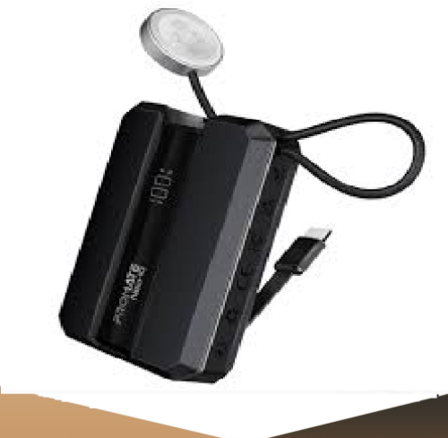 بطارية متنقلة فائقة السرعة بقدرة 10000 ملي 30 واط اسود من بروميت