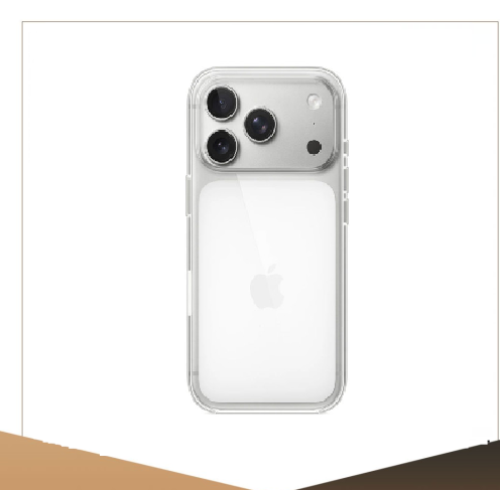 جراب سيلكون شفاف iPhone 17 Pro