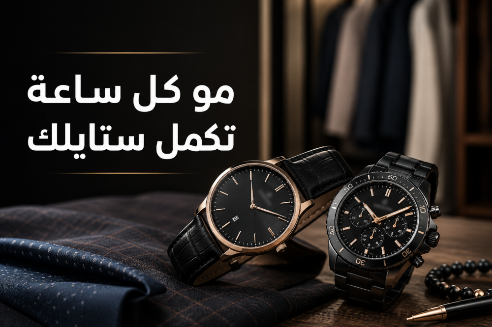 كيف تختار ساعة تناسب لبسك؟ دليل تنسيق الساعات الرجالية
