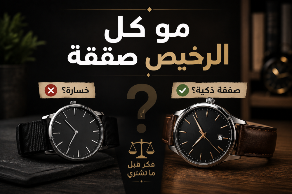 متى تكون الساعة الرخيصة صفقة ذكية؟ ومتى تكون خسارة؟