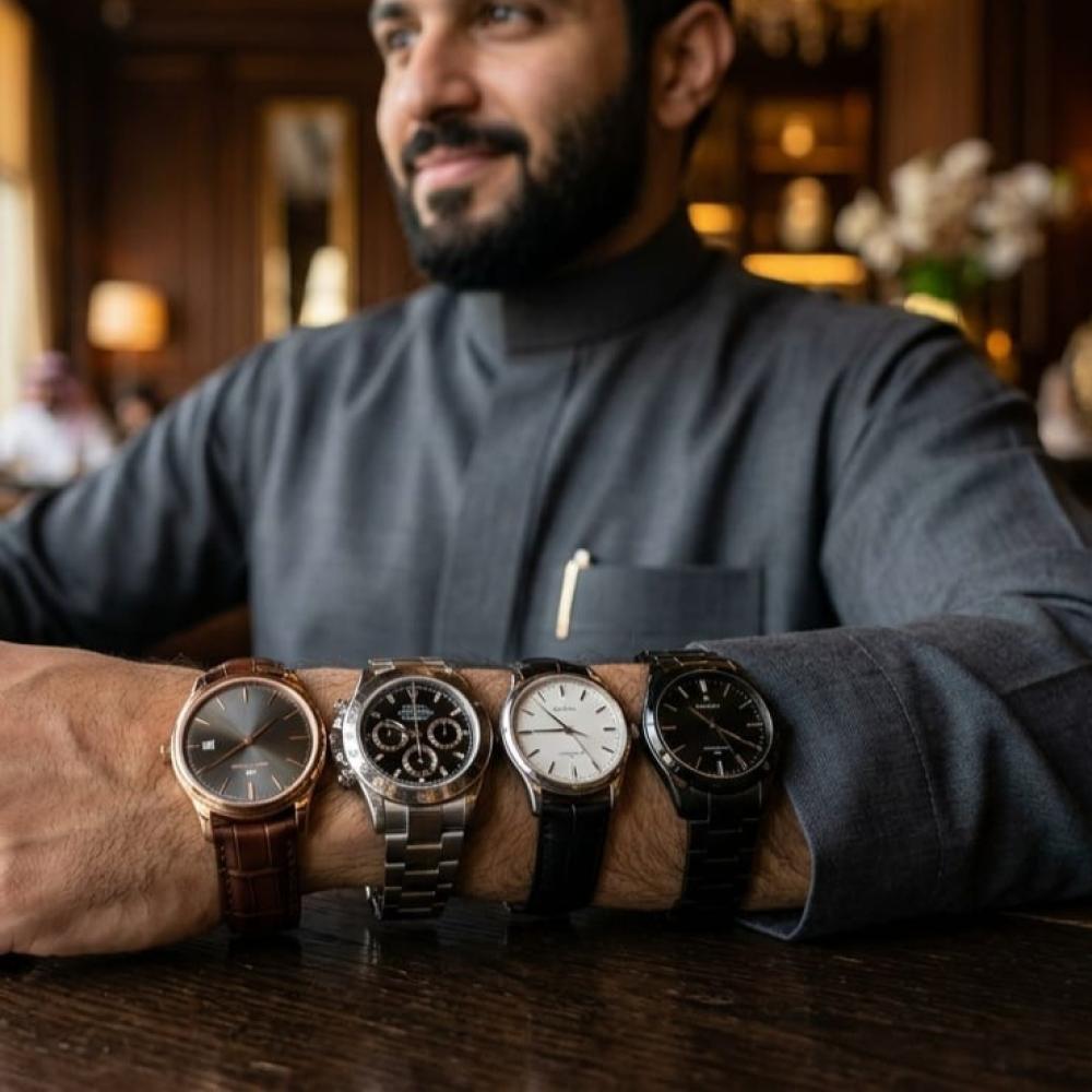 أفضل 5 ساعات رجالية فخمة بسعر أقل من 200 ريال في السعودية 2026 (اختيارات ذكية)