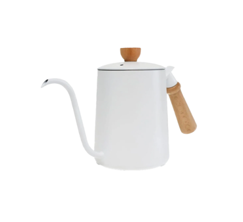 كتل تقطير 600مل كريمي بمسكة خشبية