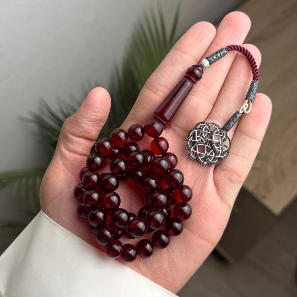 مسباح بكلايت دم غزال (فضة)