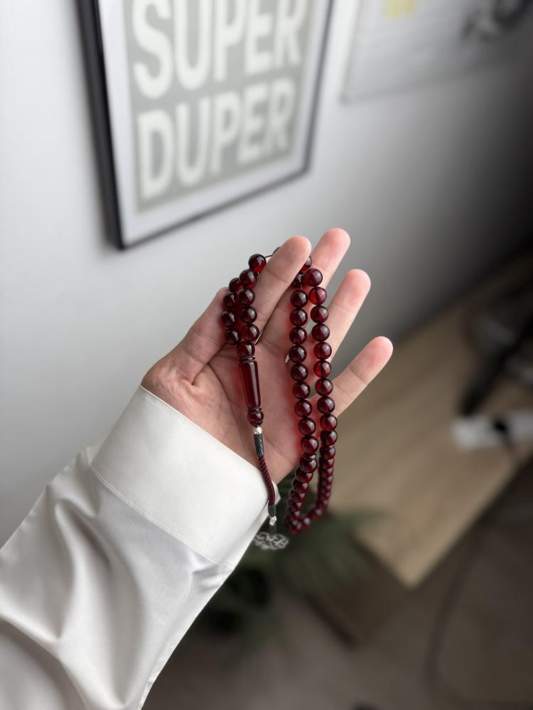 مسباح بكلايت دم غزال (فضة)
