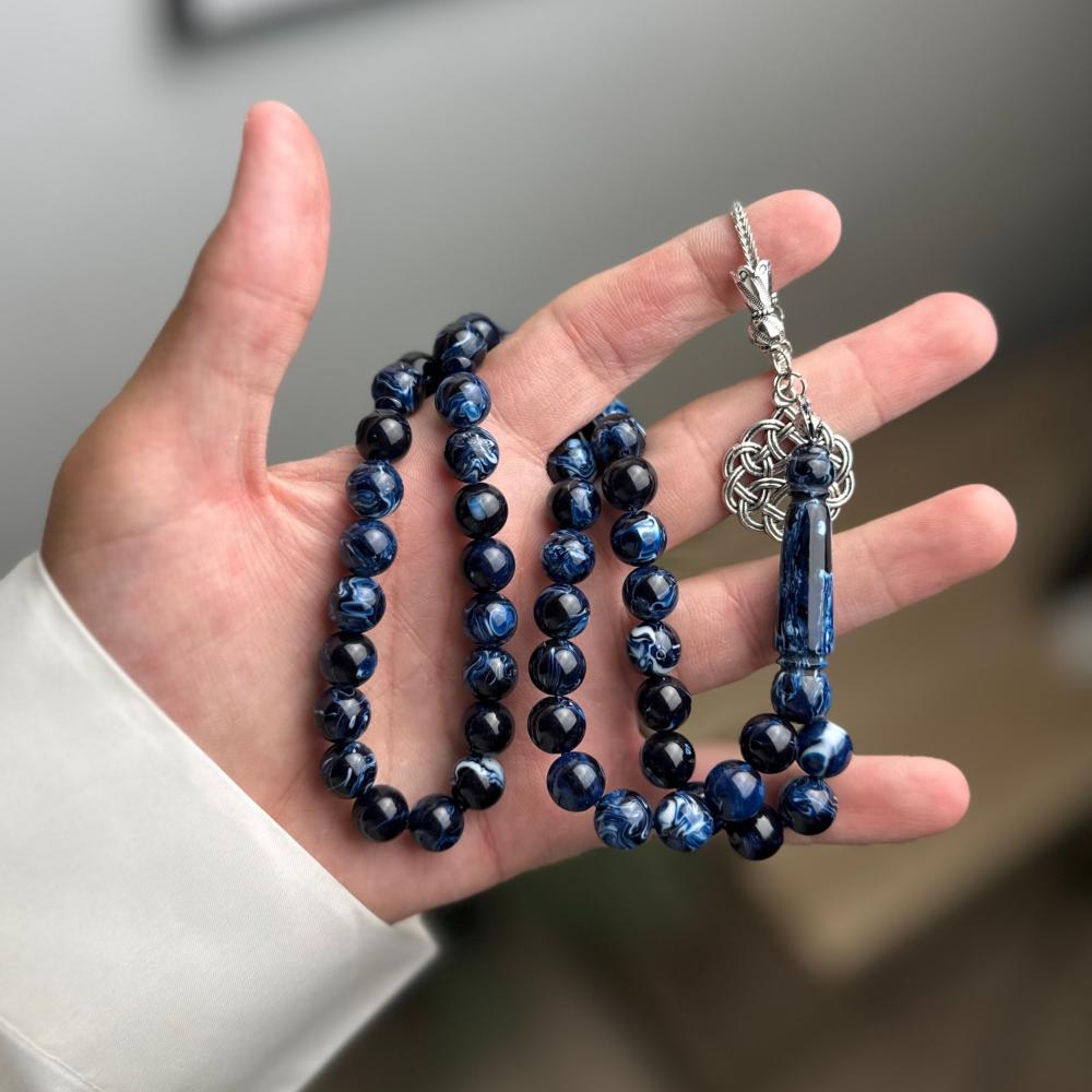 مسباح بكلايت كحلي مموج (معدن)