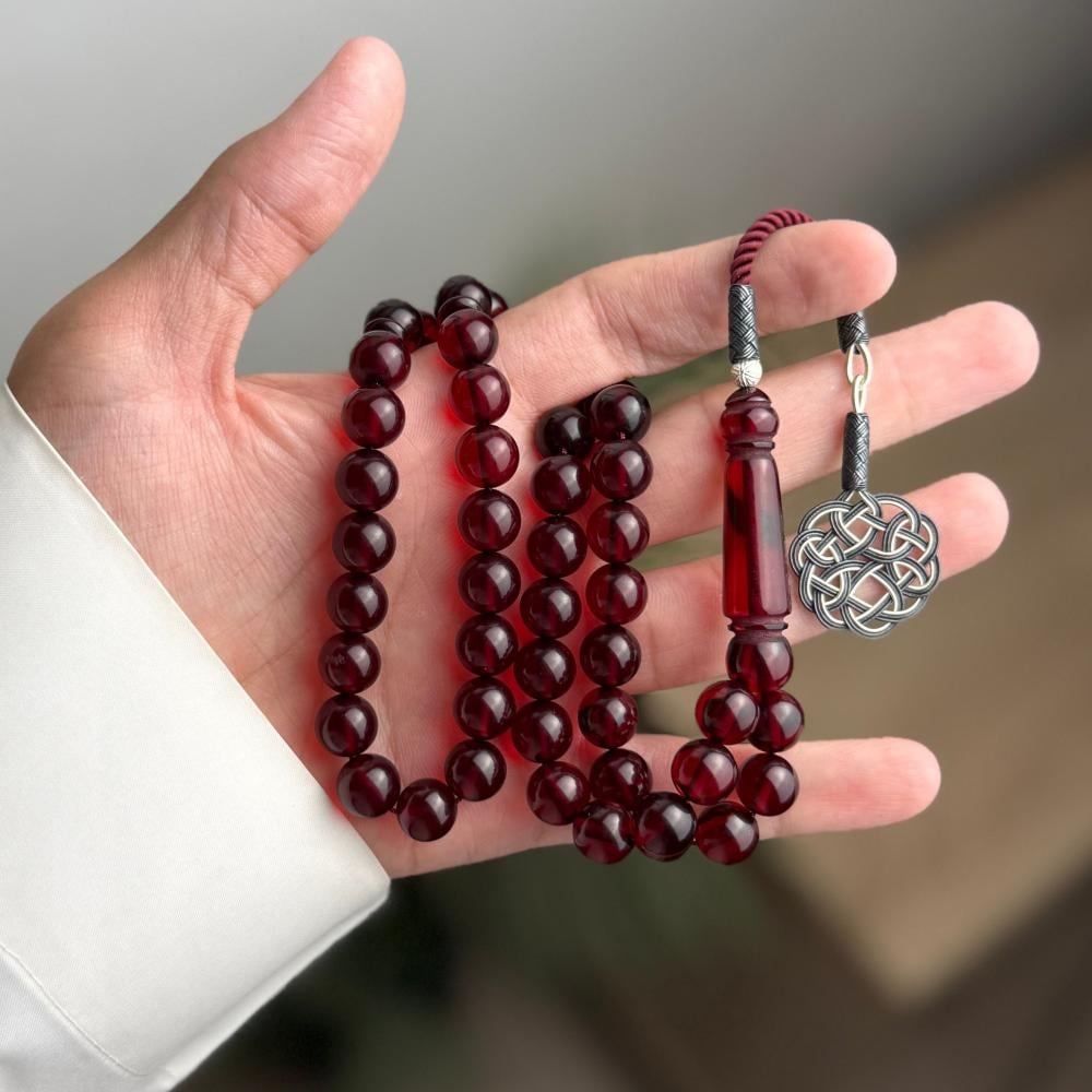 مسباح بكلايت دم غزال (فضة)