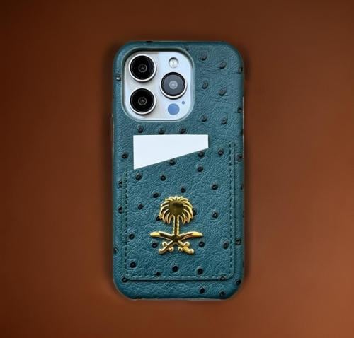 Turquoise card case