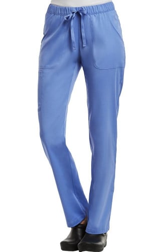 Matrix by Maevn Women's Drawstring Elastic Waistband Cargo Scrub Pant