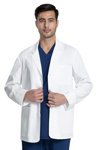 Project Lab by Cherokee Men's Notched Consultation 30" Lab Coat