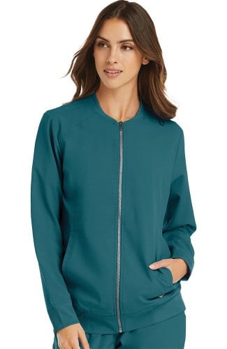 Warm up deals scrub jacket