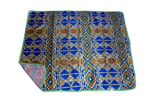 فرشة أرضية, مبطنة جلد, مقاس 176×142 سم, ملون