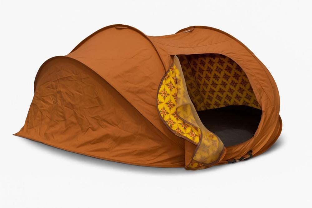 الصقر, خيمة المبيت, خيمة سفرية, مقاس 150×250 سم, كاكي, مع حقيبة