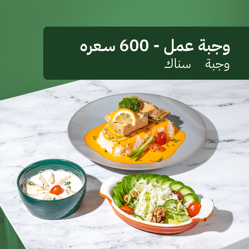 وجبة عمل هيلثي - 600 سعره يومية