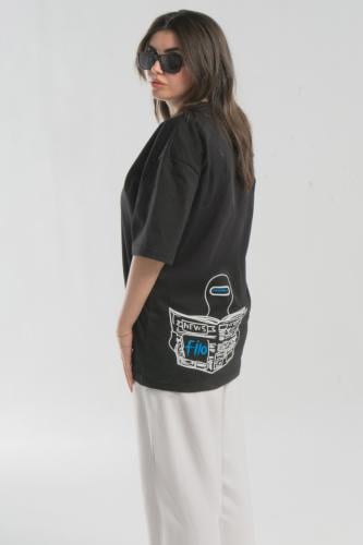 Black Newspaper T-shirt