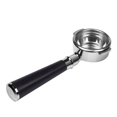 بورتافلتر مكشوف مقاس 58mm مع الباسكت من الخشب الاسود الافريقي