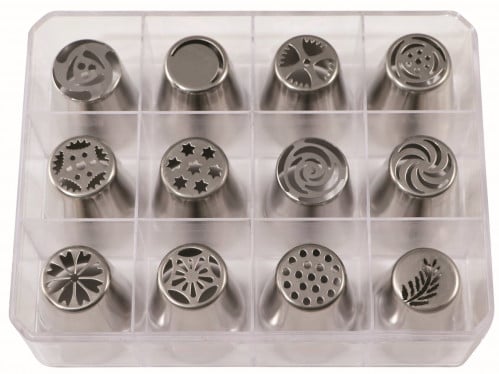 طقم أقماع كبير ورود 12قطعة