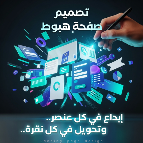 صفحة هبوط احترافية من فريق "سرعة" – تصميم إبداعي و...