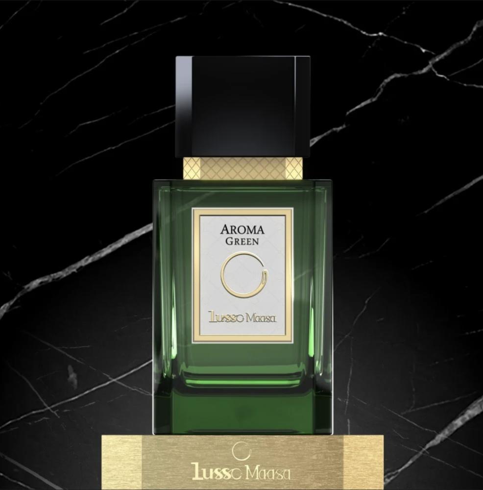عطر فخم اروما جرين بالهيل واللبان مناسب للعيد عنوان للثبات والفواحان