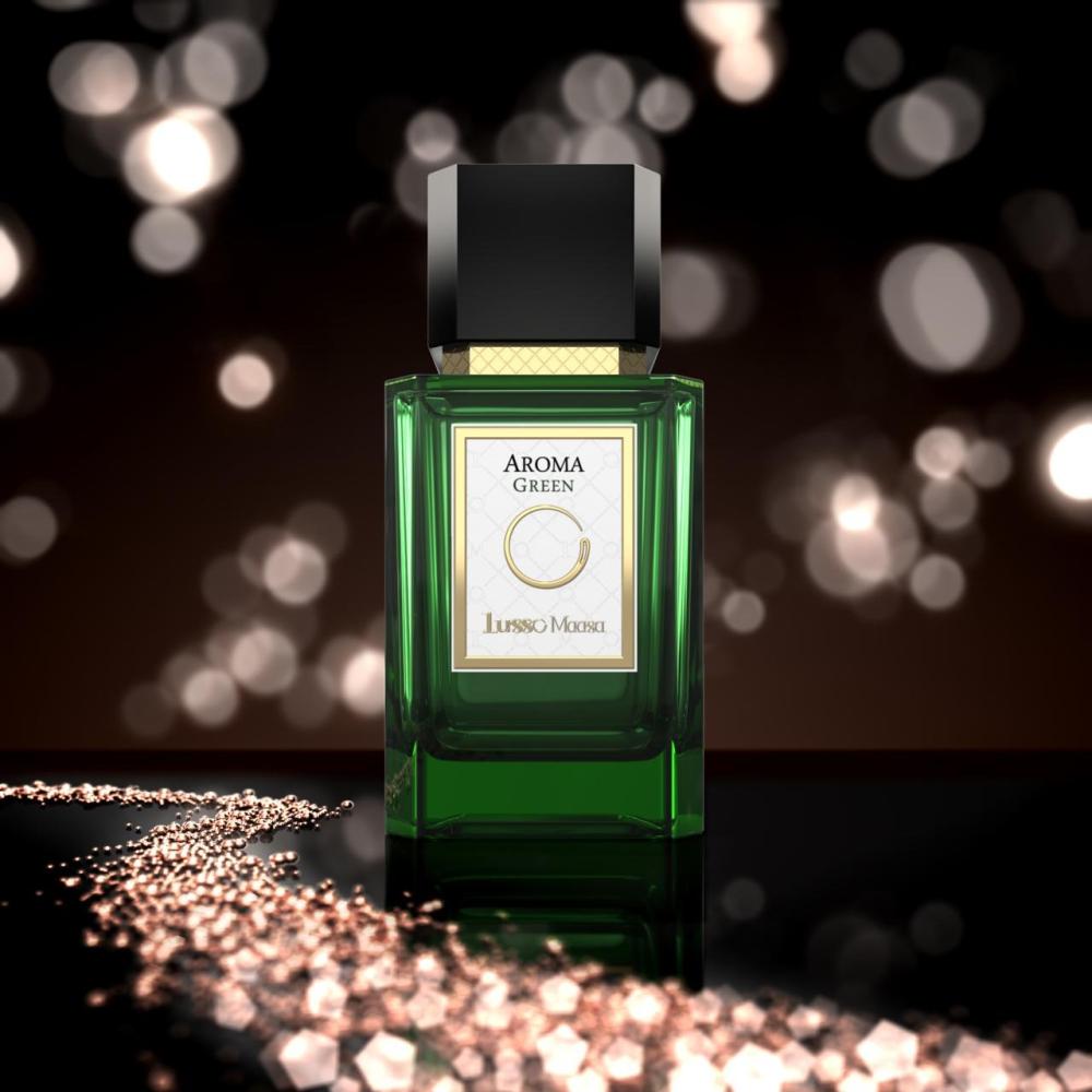 عطر فخم اروما جرين للعيد من براند لوسو ماسا — أناقة فاخرة تدوم وتبهر من أول رشّة