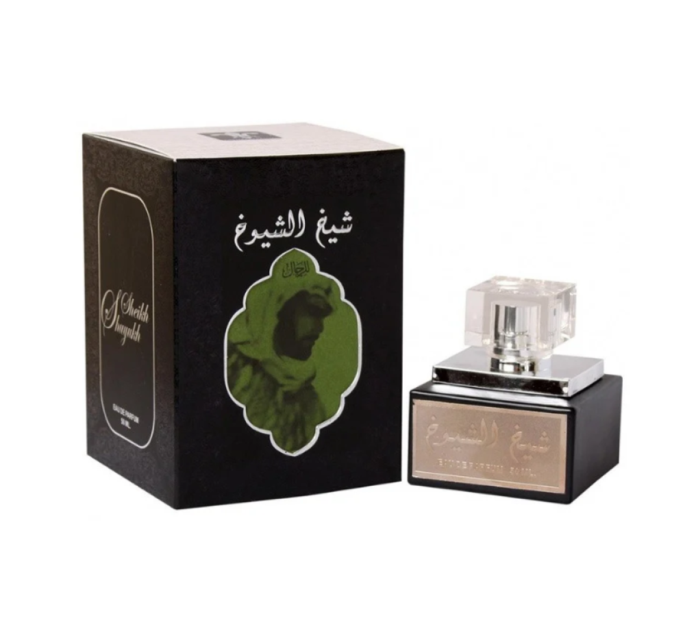 عطر شيخ الشيوخ اسود للرجال من لطافة او دي بيرفيوم 50 مل+ مزيل عرق 50 مل