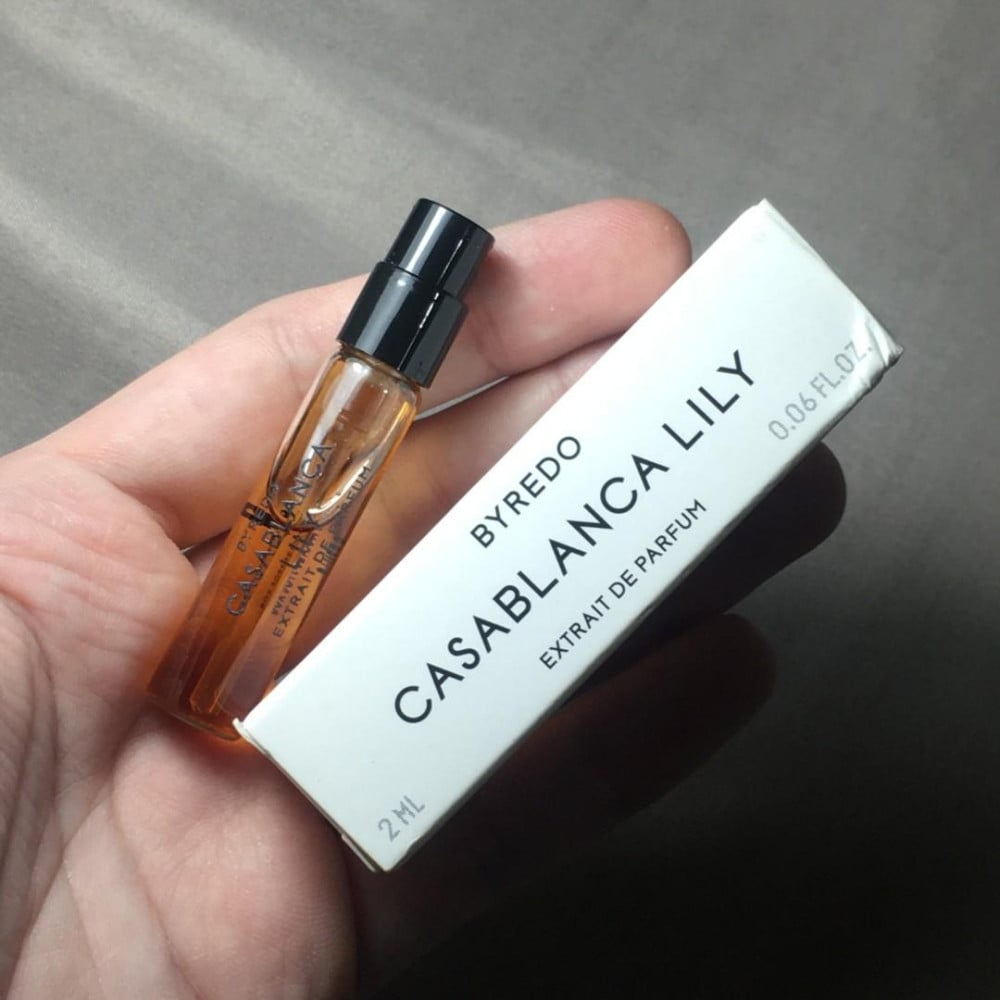 عينة عطر بيريدو ، كازابلانكا ليلي ، اكستريت دي بارفيوم ، 2 مل