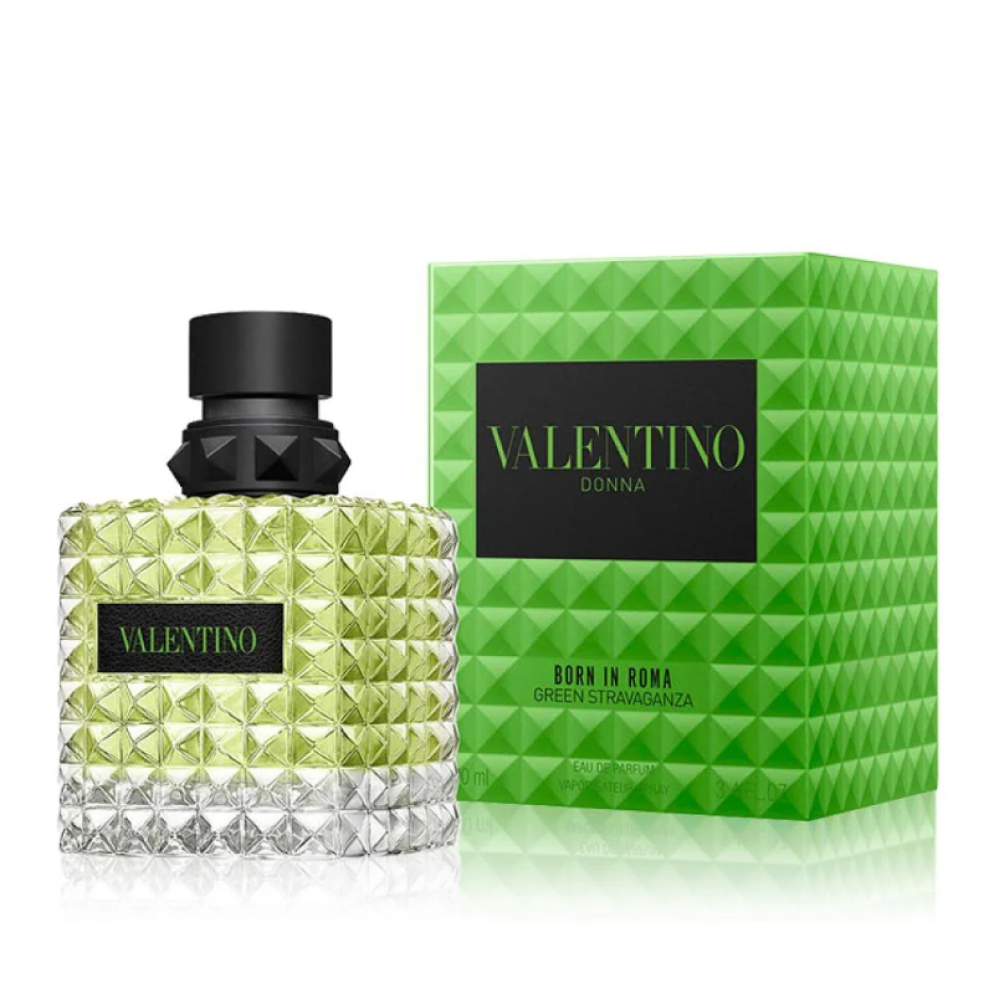 عينة عطر دونا بورن إن روما جرين سترافاجانزا من فالنتينو او دو بارفيوم 1.2مل