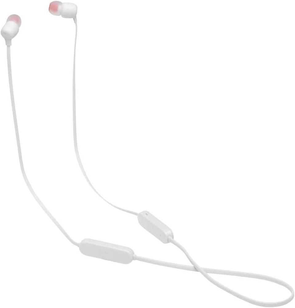 سماعة بلوتوث JBL Tune 125 BT باللون الأبيض